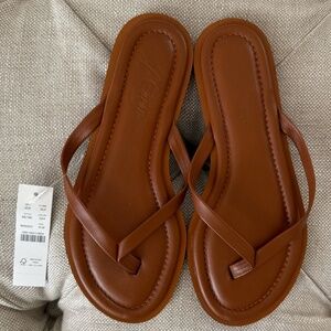 NWT, J.Crew, Capri Leather Sandals, Tan, Size 6